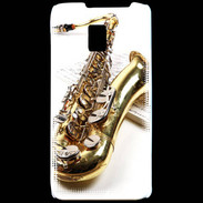 Coque LG P990 Saxophone et partitions