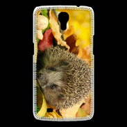 Coque Samsung Galaxy Mega Automne et Hérisson