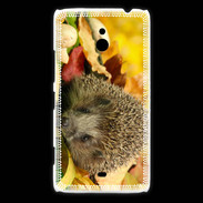 Coque Nokia Lumia 1320 Automne et Hérisson