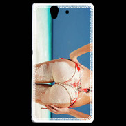 Coque Sony Xperia Z Belle fesse sur la plage