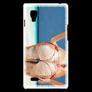 Coque LG Optimus L9 Belle fesse sur la plage