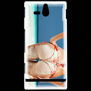 Coque Sony Xperia U Belle fesse sur la plage
