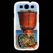 Coque Samsung Galaxy S3 Tambour et maracas africain