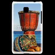 Coque LG Optimus L3 II Tambour et maracas africain