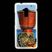 Coque HTC One Max Tambour et maracas africain