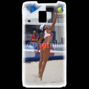 Coque LG P990 Beach Volley féminin 50