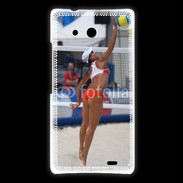 Coque Huawei Ascend Mate Beach Volley féminin 50