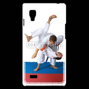 Coque LG Optimus L9 Prise de judo 50