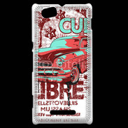 Coque Sony Xperia M Vintage Cuba libre