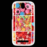 Coque HTC One SV Bonbon fantaisie