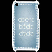 Coque iPhone 3G / 3GS Apéro bédo dodo bleu ZG