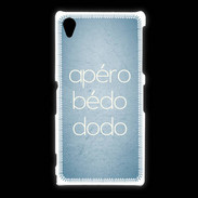 Coque Sony Xpéria Z1 Apéro bédo dodo bleu ZG