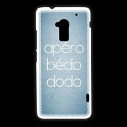 Coque HTC One Max Apéro bédo dodo bleu ZG