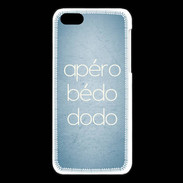 Coque iPhone 5C Apéro bédo dodo bleu ZG