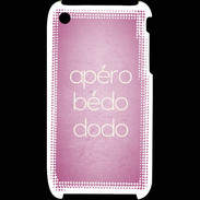Coque iPhone 3G / 3GS Apéro bédo dodo Rose ZG