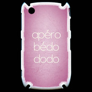 Coque Blackberry 8520 Apéro bédo dodo Rose ZG