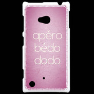 Coque Nokia Lumia 720 Apéro bédo dodo Rose ZG