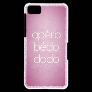 Coque Blackberry Z10 Apéro bédo dodo Rose ZG