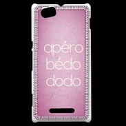Coque Sony Xperia M Apéro bédo dodo Rose ZG