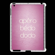 Coque iPad 2/3 Apéro bédo dodo Rose ZG