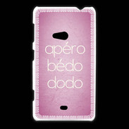 Coque Nokia Lumia 625 Apéro bédo dodo Rose ZG