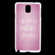 Coque Samsung Galaxy Note 3 Apéro bédo dodo Rose ZG