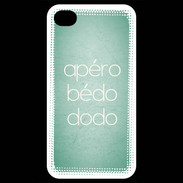 Coque iPhone 4 / iPhone 4S Apéro bédo dodo Vert ZG