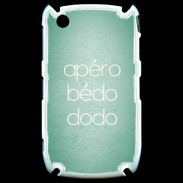 Coque Blackberry 8520 Apéro bédo dodo Vert ZG