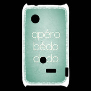 Coque Sony Xperia Typo Apéro bédo dodo Vert ZG