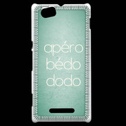 Coque Sony Xperia M Apéro bédo dodo Vert ZG