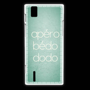 Coque Huawei Ascend P2 Apéro bédo dodo Vert ZG