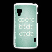 Coque LG L5 2 Apéro bédo dodo Vert ZG