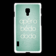 Coque LG L7 2 Apéro bédo dodo Vert ZG