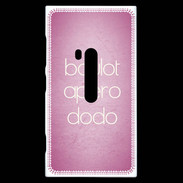 Coque Nokia Lumia 920 Boulot Apéro Dodo Rose ZG