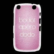 Coque Blackberry Curve 9320 Boulot Apéro Dodo Rose ZG