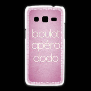 Coque Samsung Galaxy Express2 Boulot Apéro Dodo Rose ZG