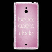 Coque Nokia Lumia 1320 Boulot Apéro Dodo Rose ZG