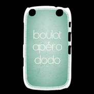 Coque Blackberry Curve 9320 Boulot Apéro Dodo Vert ZG