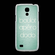 Coque Samsung Galaxy S4mini Boulot Apéro Dodo Vert ZG