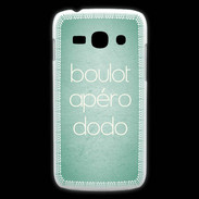 Coque Samsung Galaxy Ace3 Boulot Apéro Dodo Vert ZG