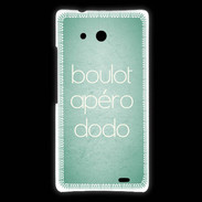 Coque Huawei Ascend Mate Boulot Apéro Dodo Vert ZG