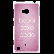 Coque Nokia Lumia 720 Boulot Sexo Dodo Rose ZG