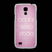 Coque Samsung Galaxy S4mini Boulot Sexo Dodo Rose ZG