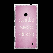 Coque Nokia Lumia 520 Boulot Sexo Dodo Rose ZG