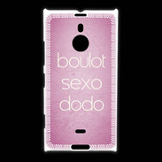 Coque Nokia Lumia 1520 Boulot Sexo Dodo Rose ZG