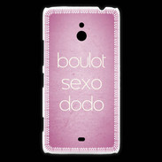 Coque Nokia Lumia 1320 Boulot Sexo Dodo Rose ZG