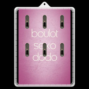 Porte clés Boulot Sexo Dodo Rose ZG
