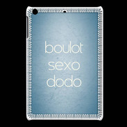 Coque iPadMini Boulot Sexo Dodo Bleu ZG