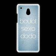 Coque HTC One Mini Boulot Sexo Dodo Bleu ZG