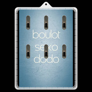 Porte clés Boulot Sexo Dodo Bleu ZG